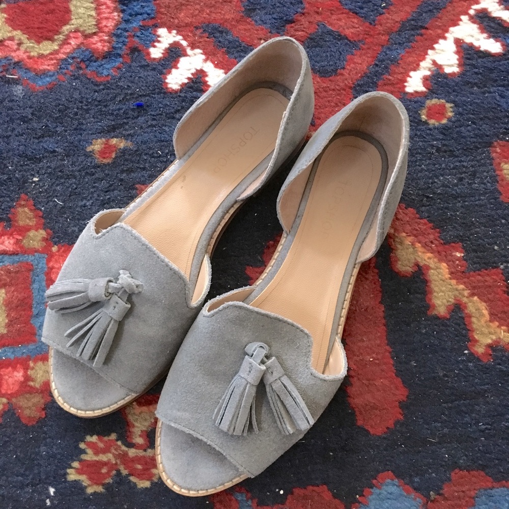 Topshop suede mules